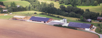 Flugansicht Betrieb Strobl